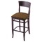 Holland Bar Stool Co 30" Bar Stool, Dark Cherry Finish, Rein Thatch Seat 316030DC026 - alternate 1